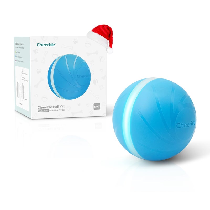 Cheerble Replaceable Shell Intelligent Interactive Dog Toy Ball with LED Lights Wicked Ball W1 3 Interactive Modes Active Rolling Ball Self Moving - Image 2