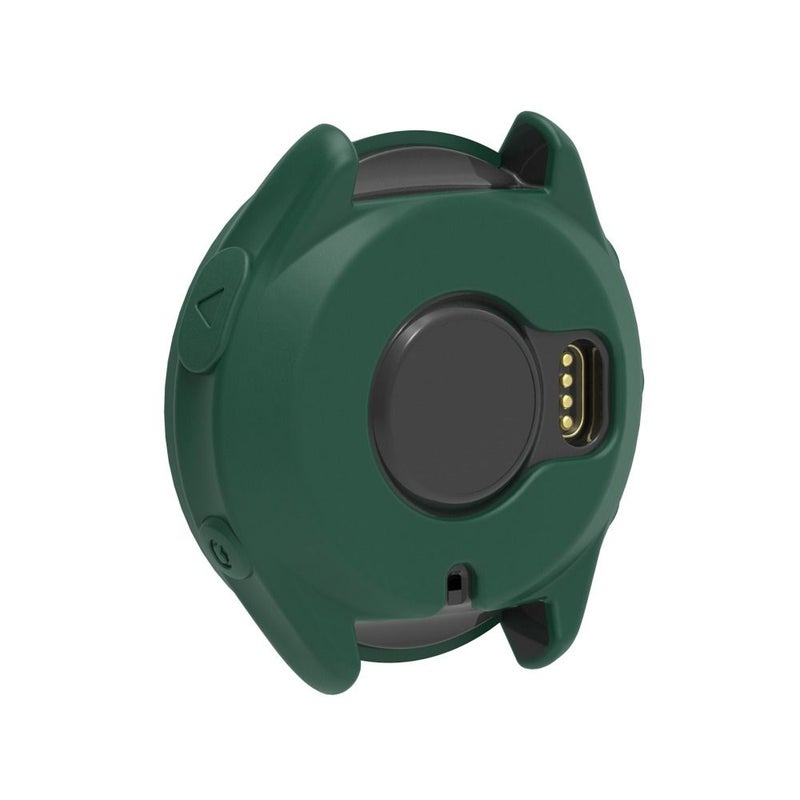 غطاء سيليكون أبيض مقاوم للصدمات والخدوش مع إطار ناعم مخصص لـ Garmin Forerunner 965 - Image 5