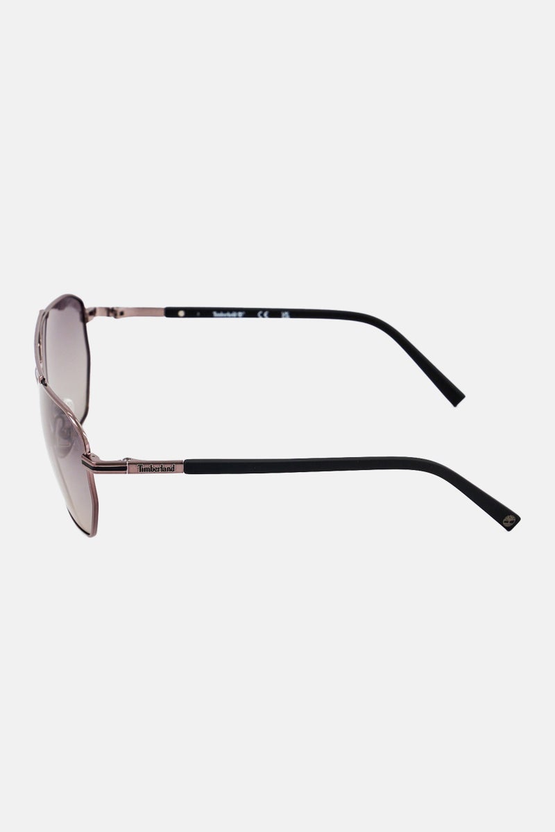 Timberland Men TB00038 Aviator Sunglasses, Gunmetal - Image 4