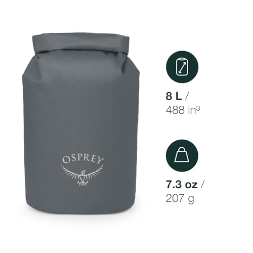 Osprey Wildwater Waterproof 8L Dry Bag Tunnel Vision Grey - Image 3
