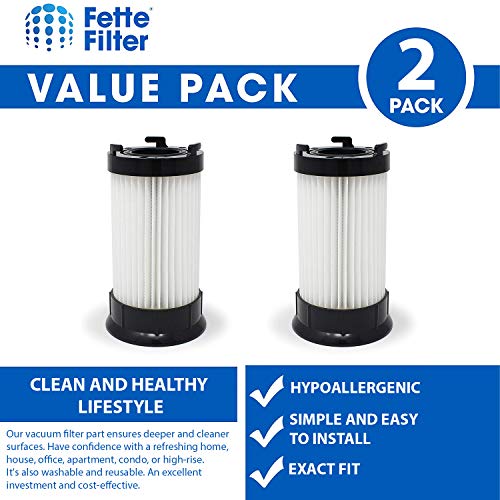 Fette Filter DCF-4 HEPA Replacement Filter Compatible with EUREKA Powerline Maxima LightSpeed & LightForce 4700-4770 Series High Performance HP5555 & 5500 Series part number 63073, 62132, DCF18, DCF-18, DCF-4. - Image 2