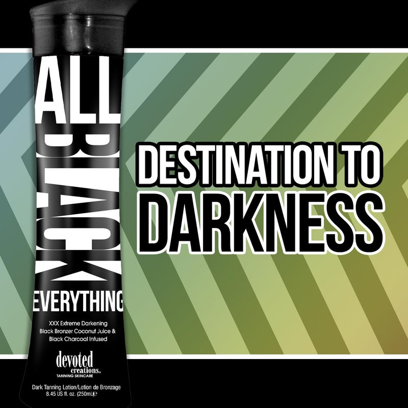 Devoted Creations All Black Everything - Extreme Darkening Black Bronzer Dark Tanning Lotion - Image 4