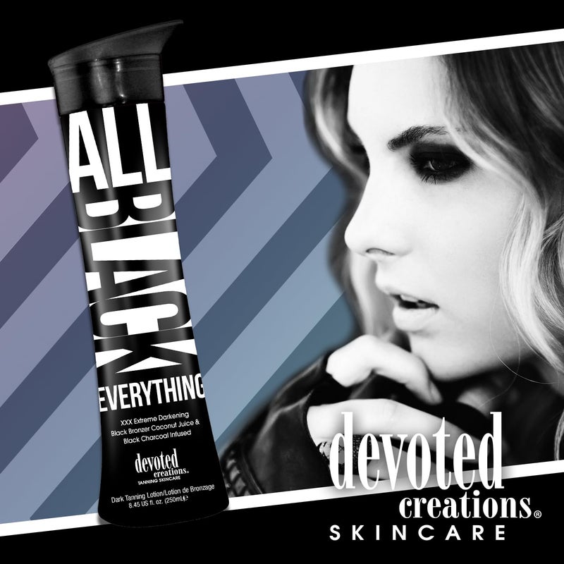 Devoted Creations All Black Everything - Extreme Darkening Black Bronzer Dark Tanning Lotion - Image 3