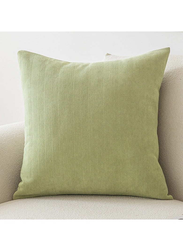 Dominy Pack of 2 Decorative Chenille Cushion Cover Throw Pillow Covers with Twill Cushion Covers for Sofa Living Room Couch Bed 18x18 Inch  - Image 1