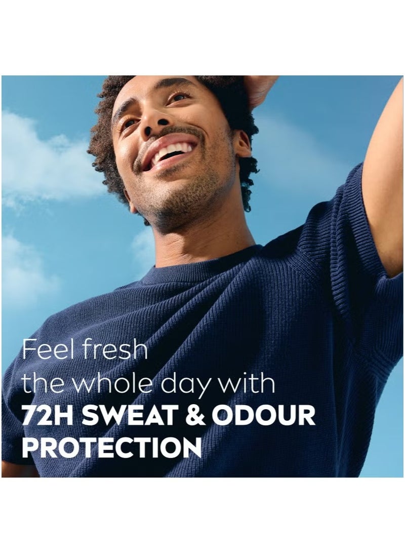 Nivea pack of 6 Fresh Active Antiperspirant Fresh Scent Roll On Blue 50 ml long lasting protection deodorant for men and women - Image 5