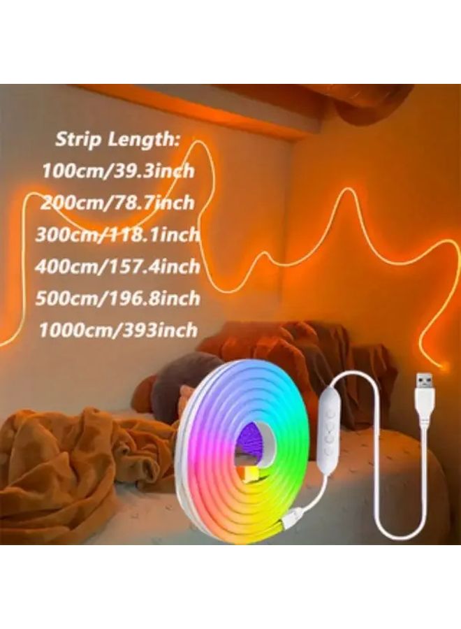 شريط LED ذكي للموسيقى RGB 300 سم مقاوم للماء IP65 متزامن مع الإيقاع الوامض للحفلات - Image 2