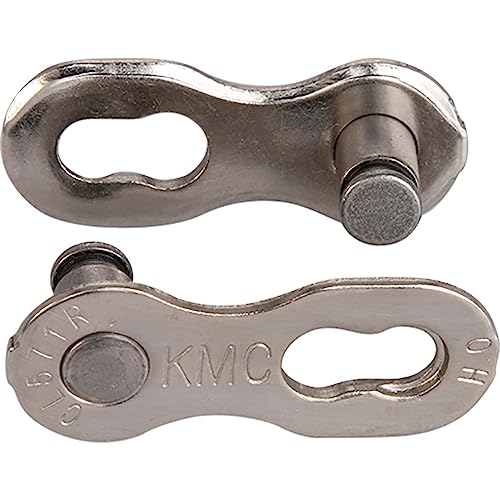 KMC Unisex's 7/8 Speed EPT MissingLink Joining Link, Dark Silver, 7.1mm (2 Pairs) - Image 3