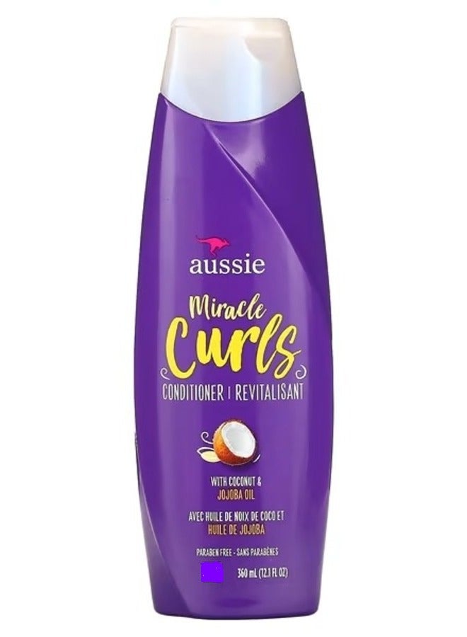 Aussie Miracle Curls Conditioner Coconut  Jojoba Oil - Image 2
