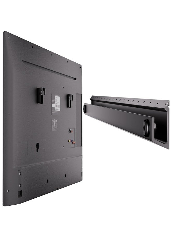 AENTGIU Studless TV Wall Mount, No Drill Drywall TV Bracket Hanger for 32-75 inch Flat Screen TVs, No Anchors, No Stud, Heavy Duty, Renter Friendly, Easy Install with All Hardware Included - Image 1