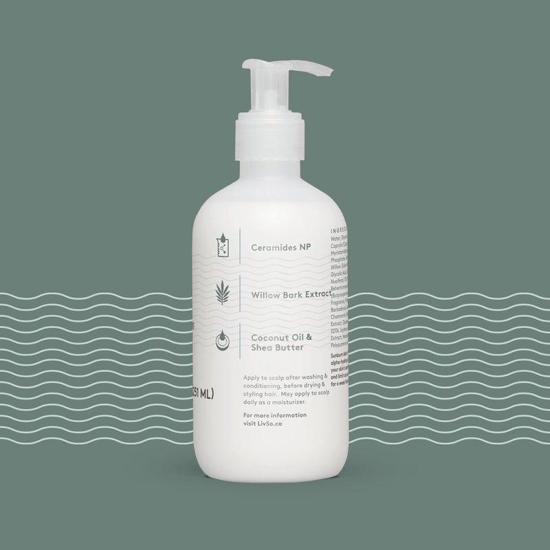 LivSo Moisturizing Scalp Lotion - Moisturizes Hair & Scalp - Naturally Derived - Fresh Feel - Effective (1 Bottle) - Image 3