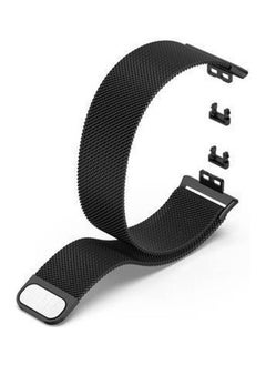 Generic Huawei Watch Fit Watch Band , Milanese Loop Magnetic Stainless Steel Replacement Wrist Strap Black 