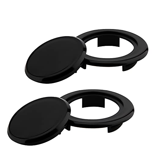 AIEX AIEX 2 Inch 2 Set Patio Table Umbrella Hole Ring and Cap Set Plastic Patio Umbrella Hole Plug Set Including 2 Rings and  - Image 1