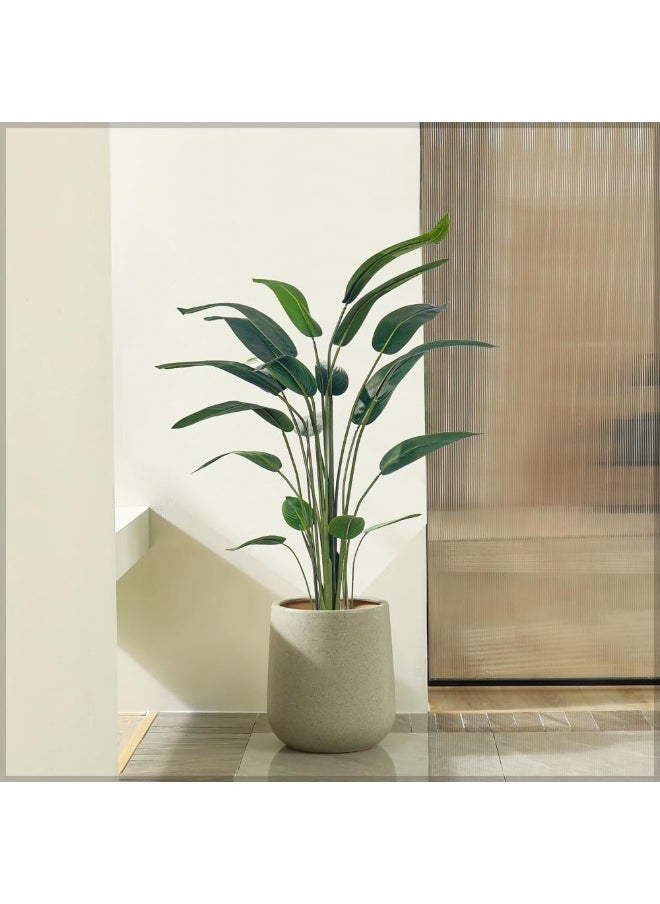 Yatai - YATAI Artificial Banana Tree Houseplant Bird of Paradise Fake Plant with Plastic Pot for Home Indoor Garden Decoration Fake Tree Outdoor Artificial Plants (170cm) - Image 1