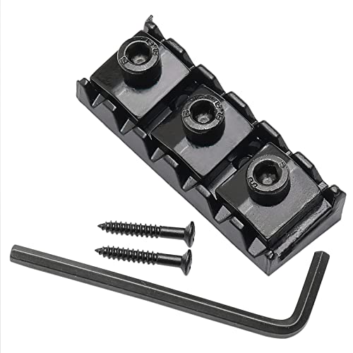 JIUWU 42mm Electric Guitar String Locking Nut for Floyd Rose Tremolo Bridge Lock System Chrome - Image 2