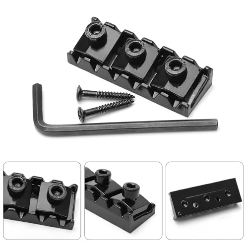 JIUWU 42mm Electric Guitar String Locking Nut for Floyd Rose Tremolo Bridge Lock System Chrome - Image 5
