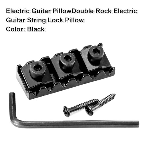 JIUWU 42mm Electric Guitar String Locking Nut for Floyd Rose Tremolo Bridge Lock System Chrome - Image 3