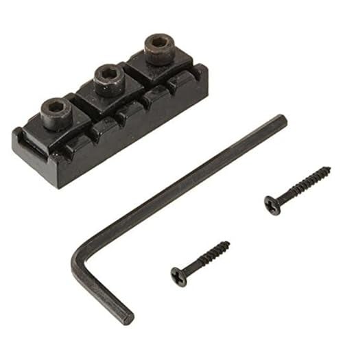 JIUWU 42mm Electric Guitar String Locking Nut for Floyd Rose Tremolo Bridge Lock System Chrome - Image 1
