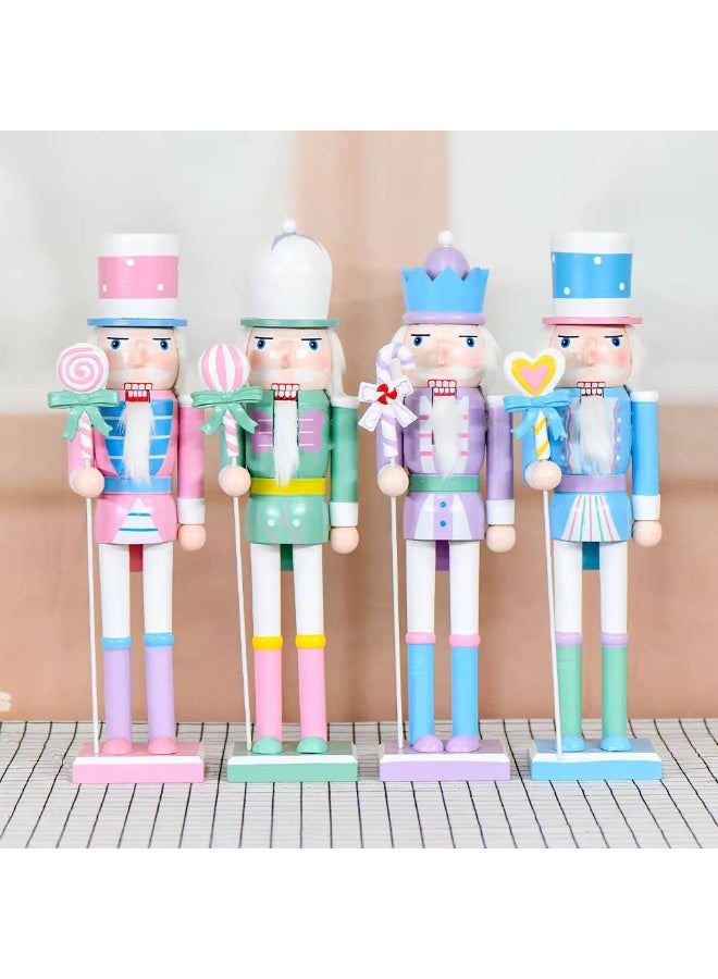 Royal Soldier Nutcracker Christmas Ornament, Christmas Wooden Ornament 16cm x 1 - Image 1