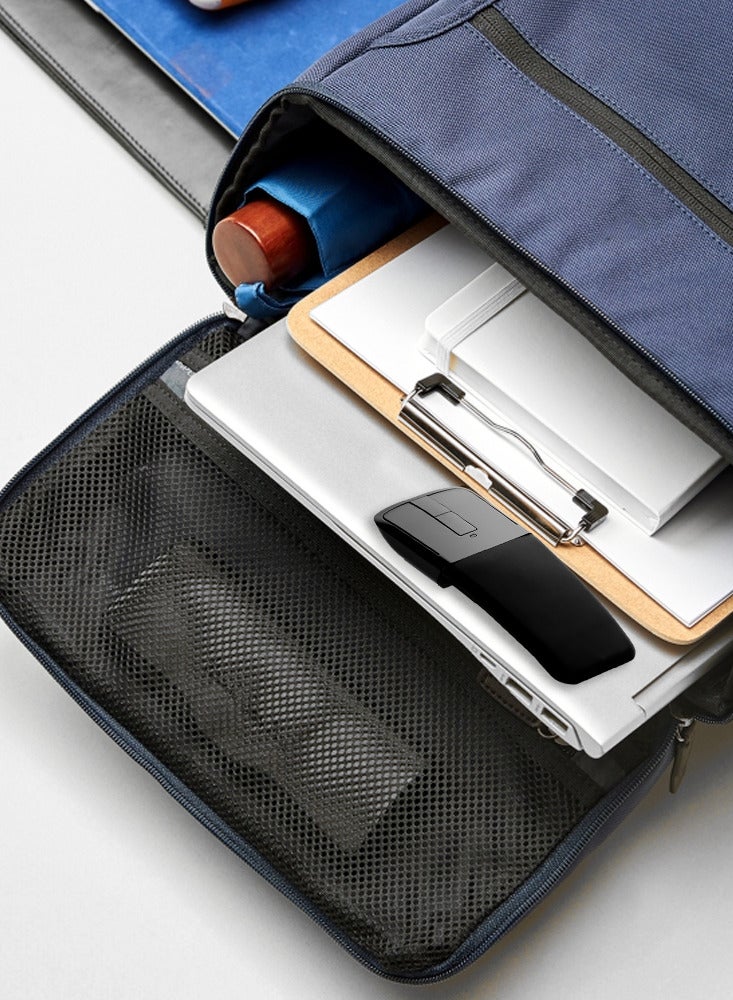 ماوس لاسلكي 2.4G مع ماوس USB قوسي مع وظيفة اللمس، فئران بصرية قابلة للطي مع ماوس منحني لجهاز استقبال USB - Image 3