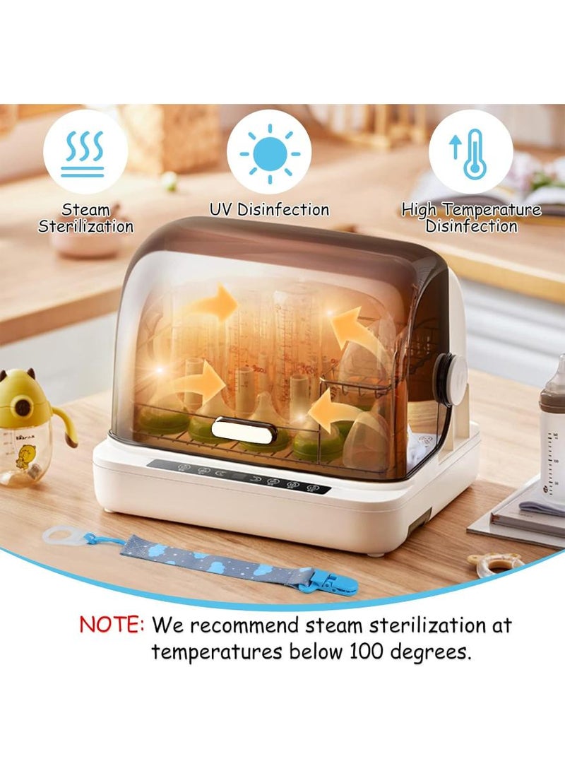 5 Pcs Dummy Pacifier Clips with 5 Silicone Adapters, PP Material Soother Holder Straps for Boys, Chain Clips for Baby Teething and Baby Shower (Blue) - view 5