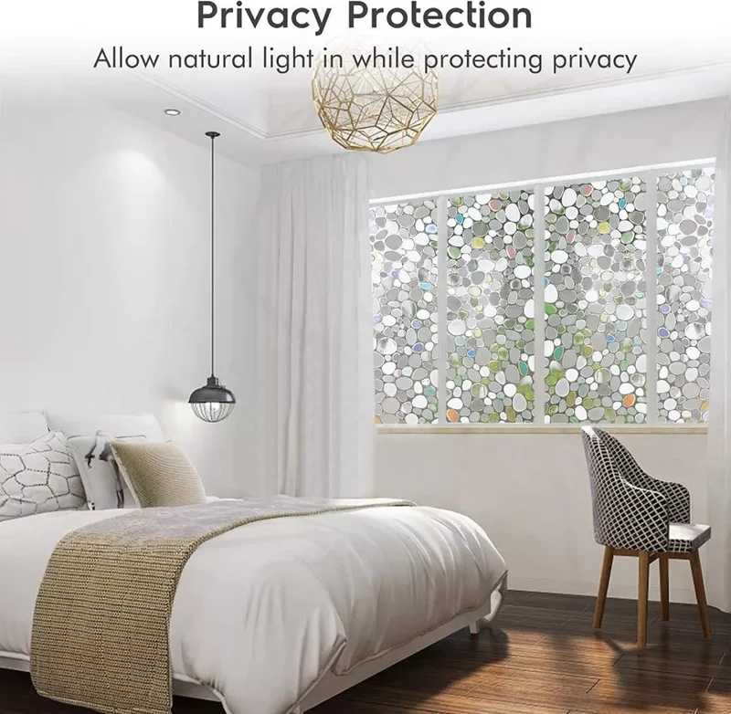 ستايل Meiwa Japanese technology 3D Static Glass Foil Film Size: 46 x 200 cm - Kujoto4