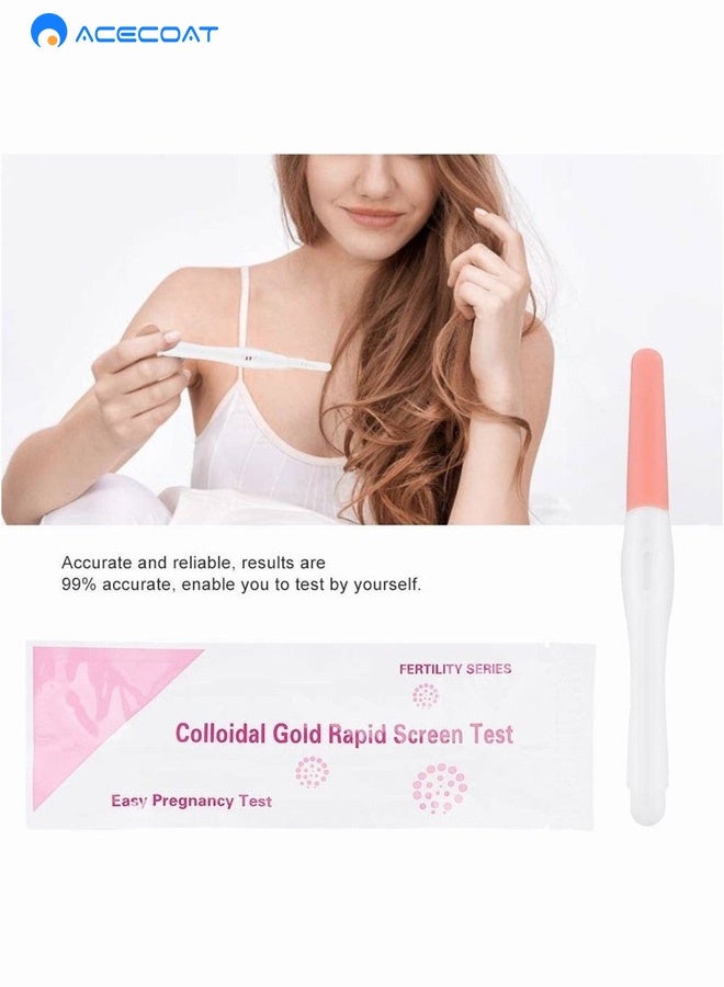 ايسكوت اختبار الحمل - اختبار HCG المنزلية اختبار الحمل في وقت مبكر القلم، كشف الحمل الإناث 5pack  - Image 4