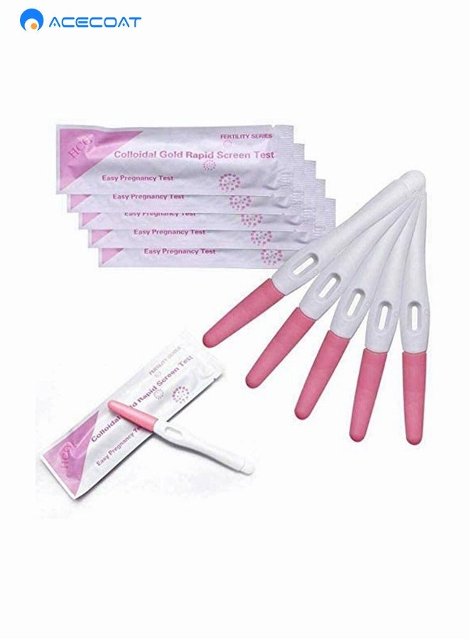 ايسكوت اختبار الحمل - اختبار HCG المنزلية اختبار الحمل في وقت مبكر القلم، كشف الحمل الإناث 5pack  - Image 1
