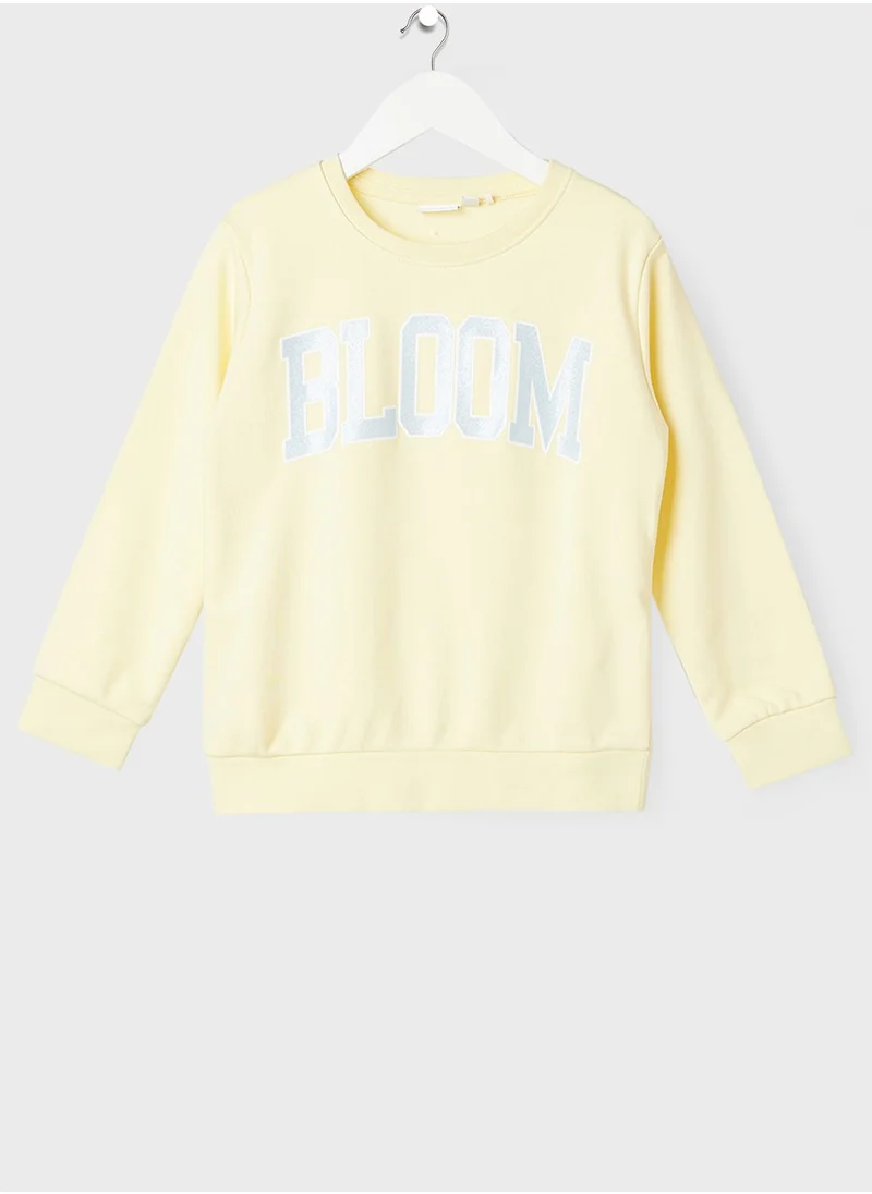 NAME IT Kids Bloom Sweatshirt