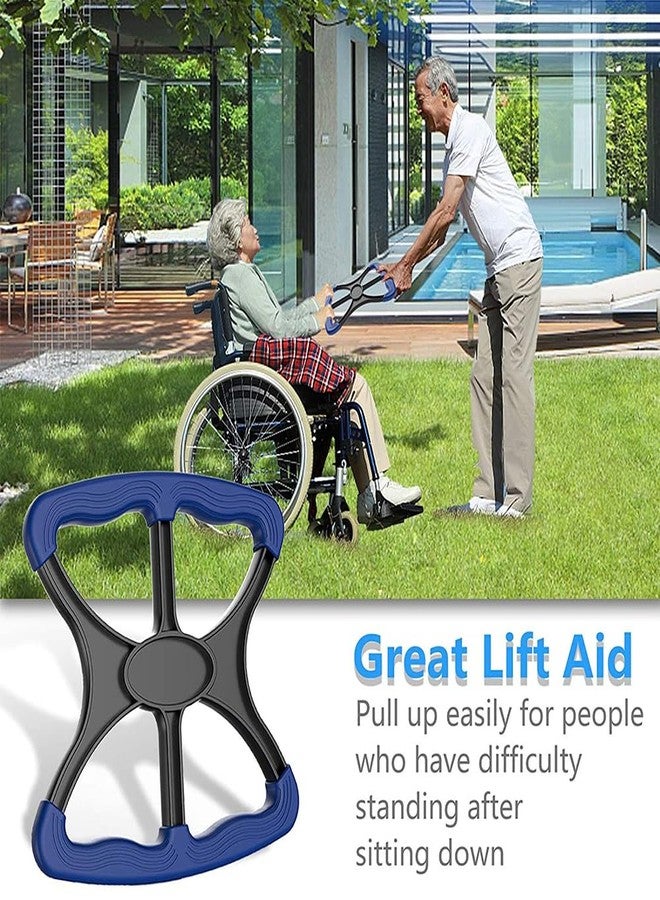 QKDS Liberty Lift Standing Aid for Elderly, Lift Assists Standing Aid-Handicap Bar with No-Slip Grip Handles, Portable Lift Aid for Handicapped, Seniors, Obese and Disabled(Blue) - Image 5