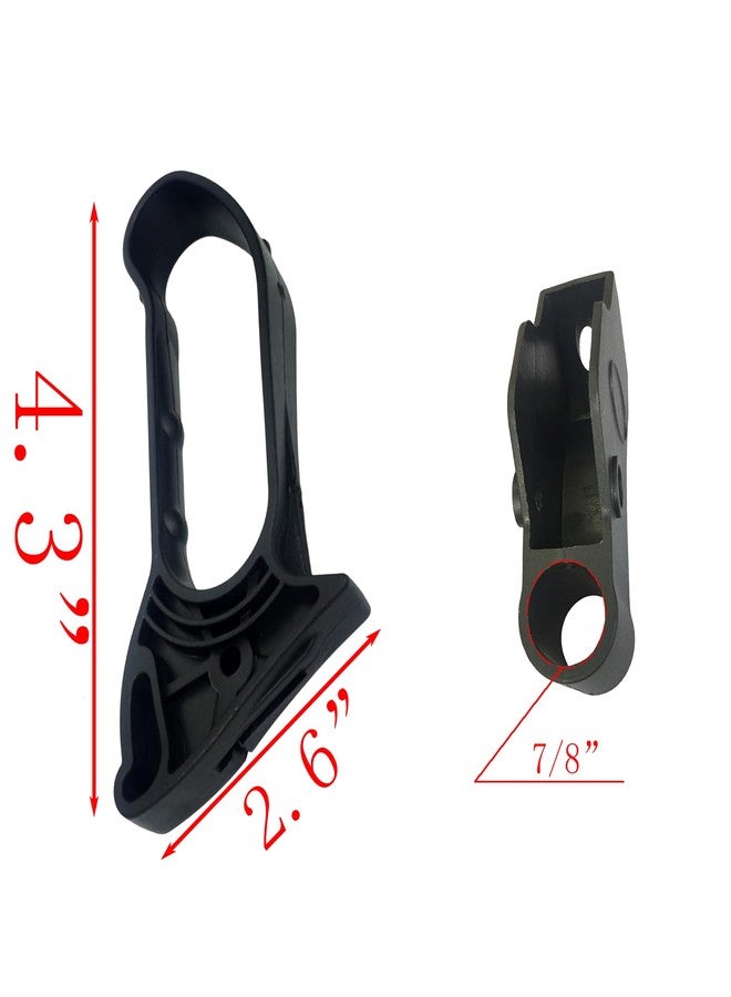 2 Set Rollator Walker Hand Brake Assembly Replacement Handles, No Brake Cable - for 4-Wheel & 3-Wheel Rollators with Seats for Seniors, and for Elderly Shopping Carts & Wheelchairs - Image 2