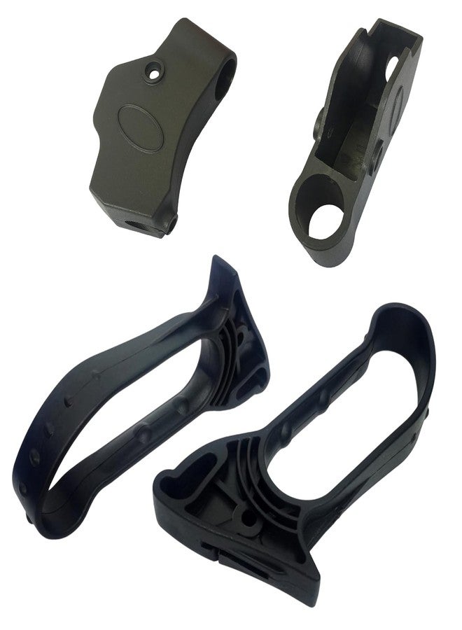 2 Set Rollator Walker Hand Brake Assembly Replacement Handles, No Brake Cable - for 4-Wheel & 3-Wheel Rollators with Seats for Seniors, and for Elderly Shopping Carts & Wheelchairs - Image 1