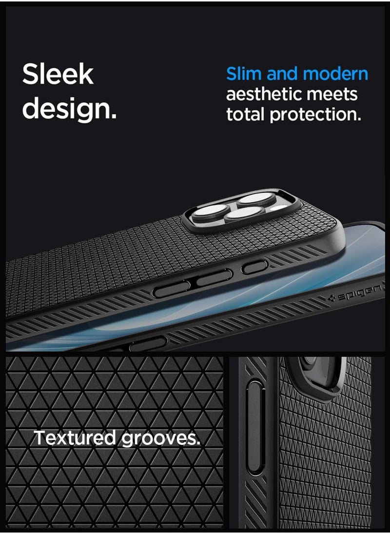 Spigen Spigen Liquid Air designed for iPhone 16 Pro Max case cover (2024) - Matte Black  - Image 3