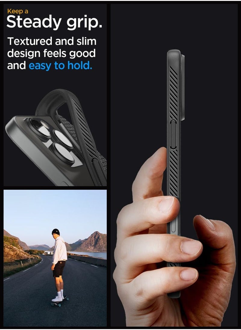 Spigen Spigen Liquid Air designed for iPhone 16 Pro Max case cover (2024) - Matte Black  - Image 4