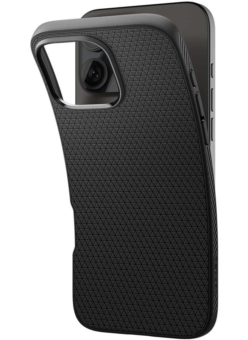 Spigen - Spigen Liquid Air designed for iPhone 16 Pro Max case cover (2024) - Matte Black - Image 1