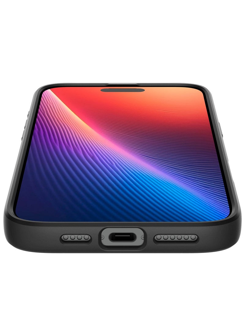 Spigen - Spigen Liquid Air designed for iPhone 16 Pro Max case cover (2024) - Matte Black - Image 1