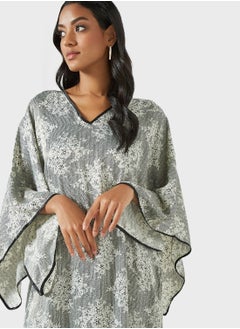 Coco Desert Printed Abaya  - Image 3