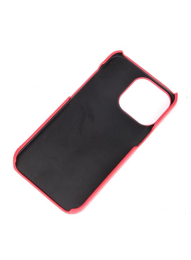 اس-توب جراب لهاتف iPhone 13 mini مصنوع من جلد التمساح PU + جراب هاتف PC - Image 4