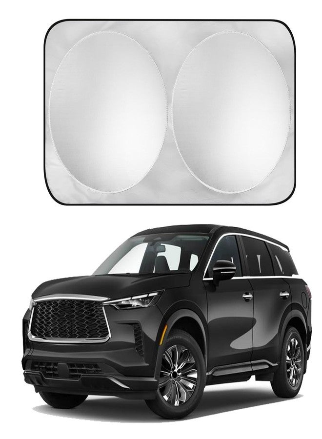 szyuchen واقي شمس للزجاج الأمامي للسيارة من SZYUCHEN، متوافق مع سيارات إنفينيتي QX60 (2014-2024) وQX80 (2014-2024) وEX وFX وJX وGIMQ، ملحقات وواقي شمس للنافذة الأمامية للسيارة - Image 1