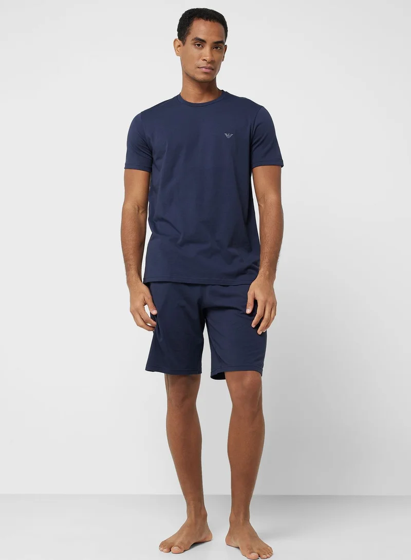 EMPORIO ARMANI Logo Pyjama Set