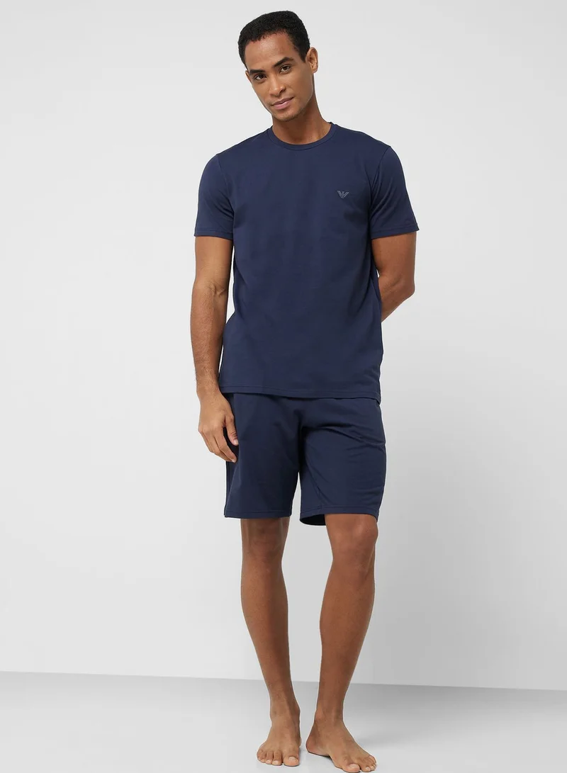 EMPORIO ARMANI Logo Pyjama Set