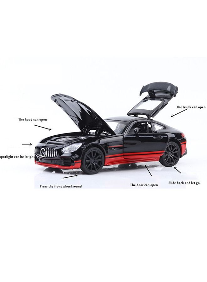 High-Performance Design Mercedes-AMG GTR Die-Cast Model Car With Light And Sound 15x6.3x4.6cm  - Image 3