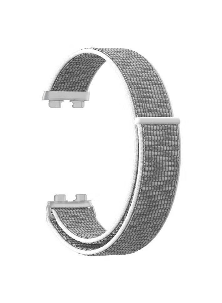 4Pcs Suitable For Huawei Band8/9/10 Strap Velcro Nylon Loop Strap（Pink, Black, Seashell color, Army Green） - Image 2