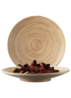 Zaboon Decoration dish, bamboo, 30 cm  - Image 4