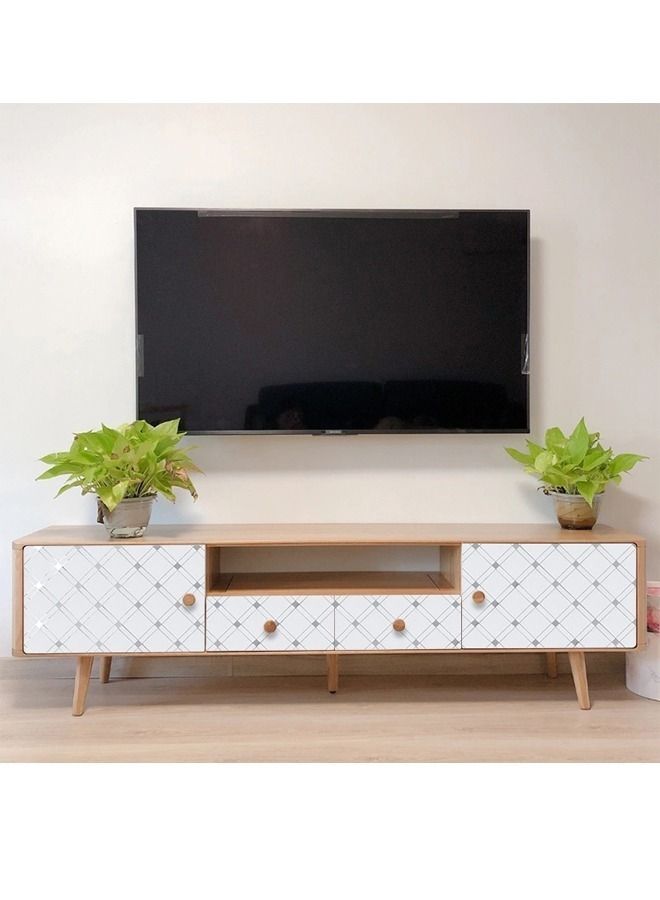 fashionhome 5-Piece PVC Oil-Proof Decorative Wall Sticker Set Thickened Waterproof Home Sticker for Kitchen Bedroom 300x60 cm  - Image 4