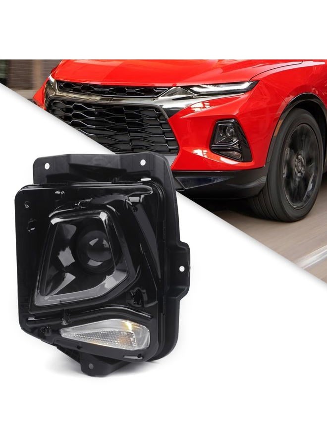 FIONE HID Xenon Headlight Assembly Compatible with Chevy Blazer 2019-2022 Replacement Headlamp Factory OE Model with Black Housing Left Driver Side LH 84588815 GM2502492 - Image 1