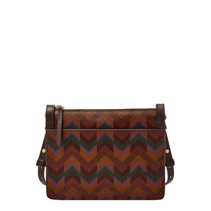 Fossil Taryn Crossbody Bag, Harlow Multi Print - Image 4