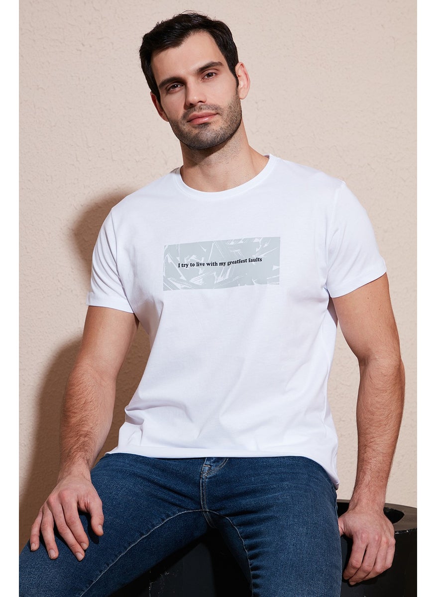 Cotton Slim Fit Crew Neck Printed T Shirt Men's T Shirt 541TOLIVE - pzsku/ZA01BE307C35BF85B7BCBZ/45/_/1741264764/12791935-b5cc-45ad-8286-702ef18178b6