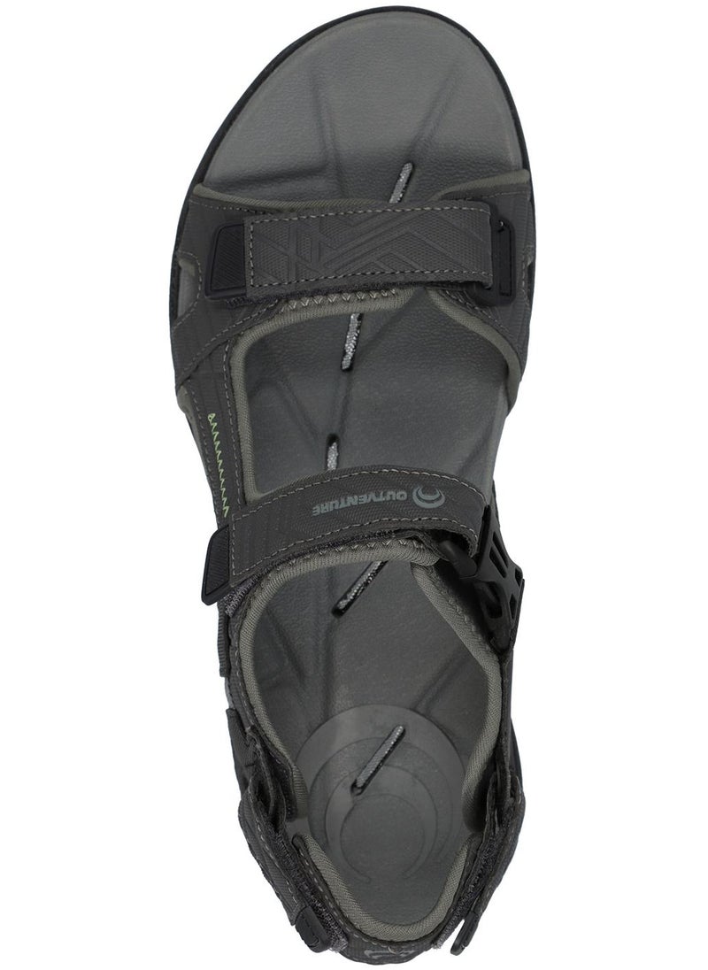 Outventure - Men’s Outdoor Sandals - Lakeland 3 Graphite, Lightweight & Durable Sandals with Adjustable Straps & Cushioned Sole - Image 1