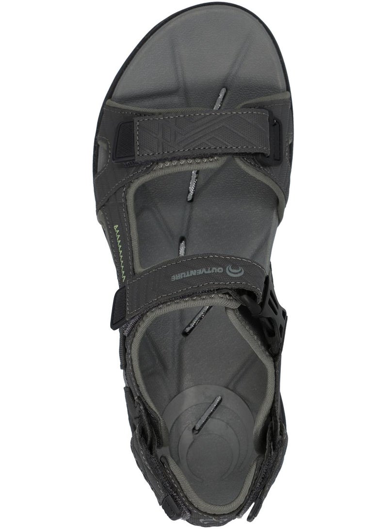 Outventure Men’s Outdoor Sandals - Lakeland 3 Graphite, Lightweight & Durable Sandals with Adjustable Straps & Cushioned Sole - Image 5