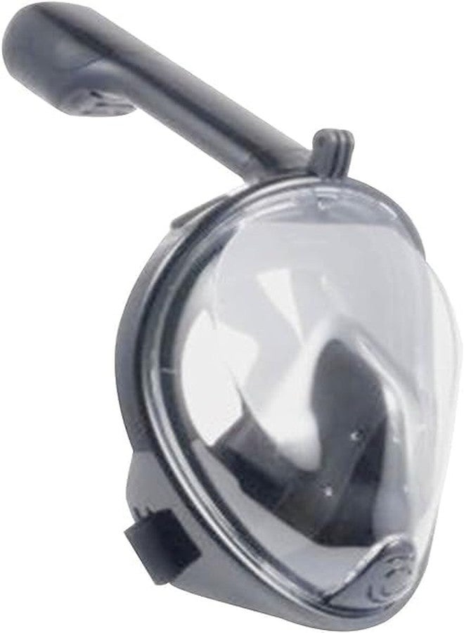 Olpad Full Face Snorkel Mask Upgrade Version Safer Lightest Foldable Easybreath 180° Panoramic View Double Anti-Fog Anti-Leak Gear Bag Camera Mount Base Earplugs Snorkel Set[Grey L/XL] - Image 1